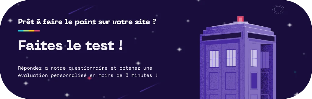 Banniere pour réaliser un test sur la refonte de son site web